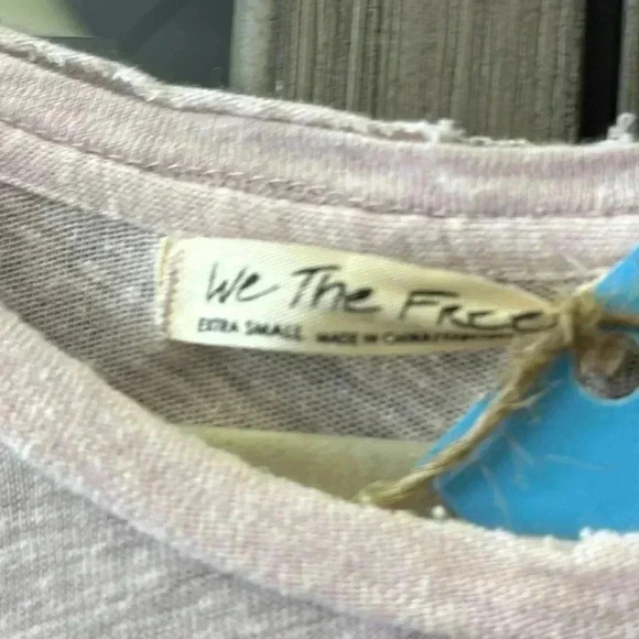 Free People Aria Trapeze Long Sleeve Size XS LIGHT PINK - Picture 3 of 6